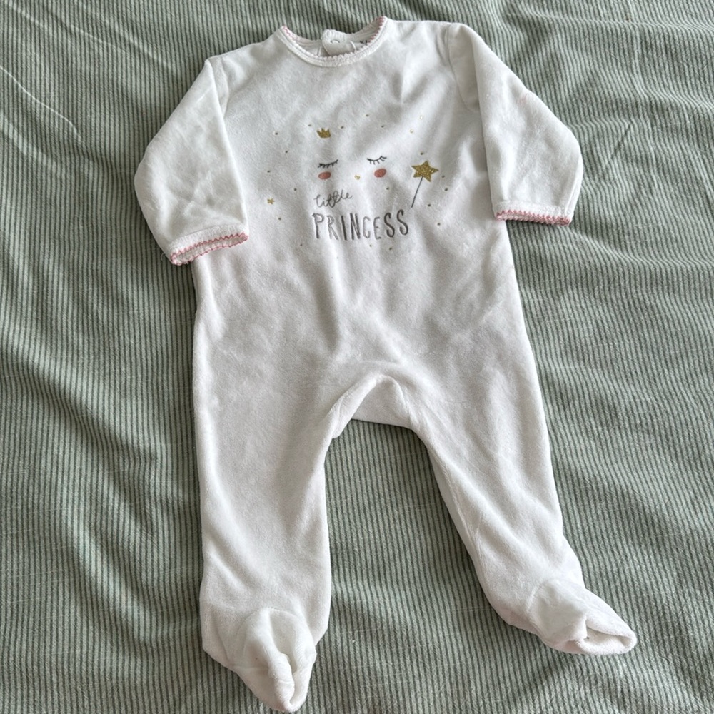 Baby pajama jumpsuit, kiabi (French brand), 9M